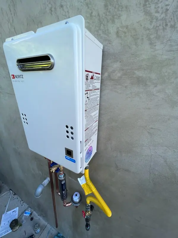 Tankless water heater installation for Green Valley Estates homes